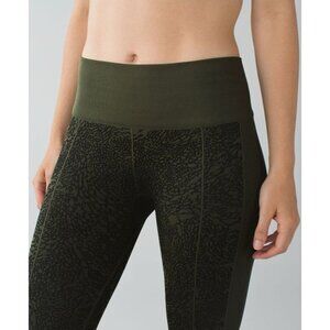 Lululemon Ebb to street pant, Leggings, Gater‎ green,W5I62S, woman's